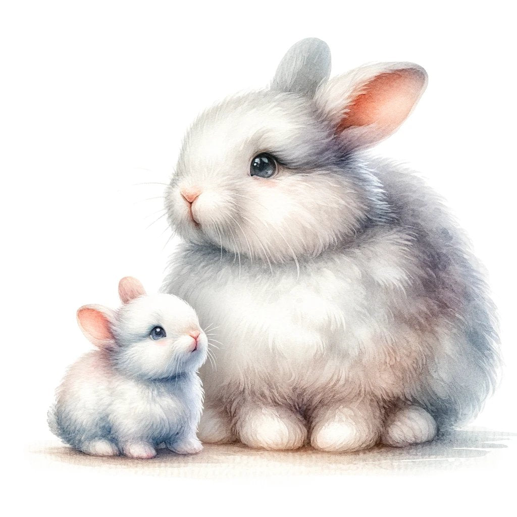 Children's Prints of Rabbits