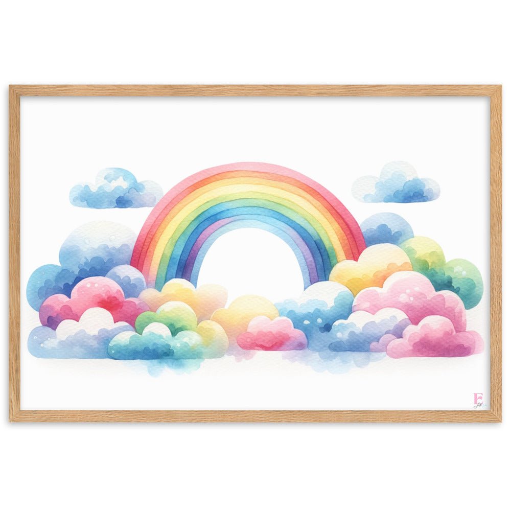 cuadros infantiles arco iris