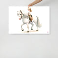 Load image into Gallery viewer, Lamina decorativa Niña a Caballo
