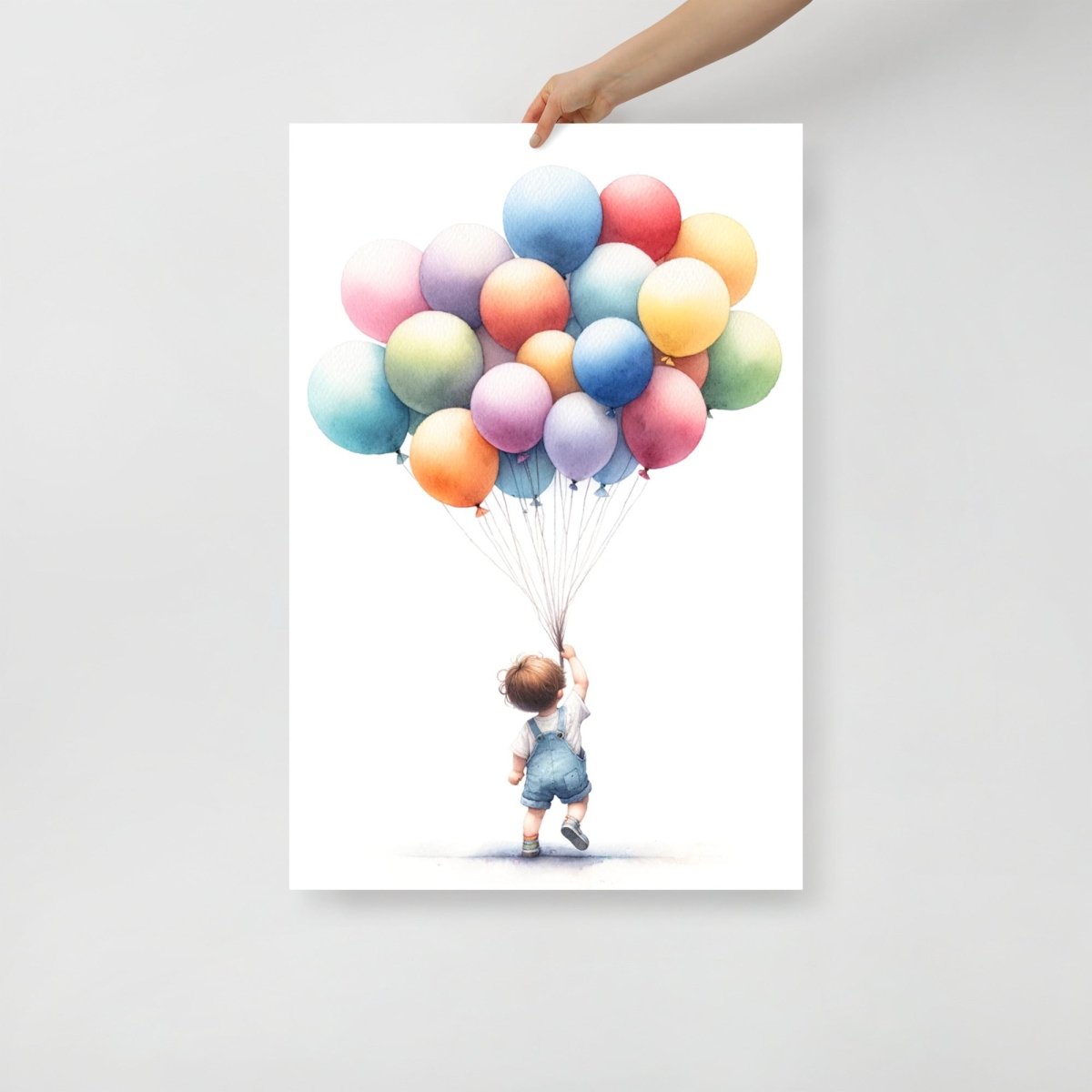 Lamina infantil Niño con Globos