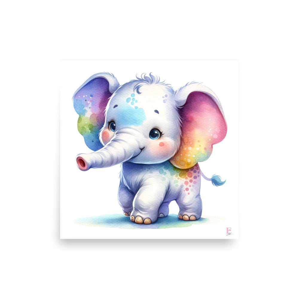 Lamina Infantil decorativa Elefante 1