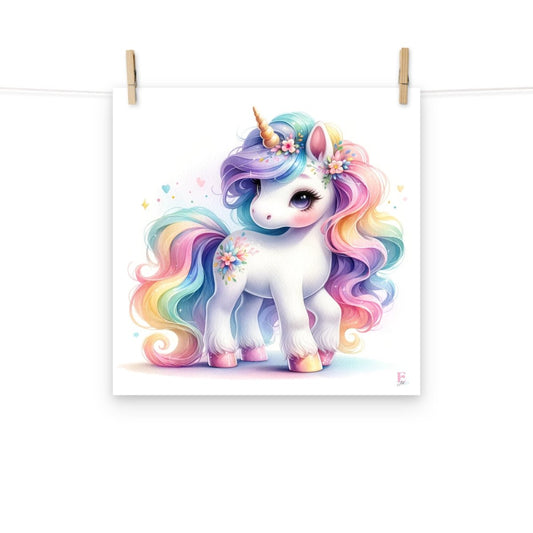 Decorative Children's Sheet Unicorn Baby