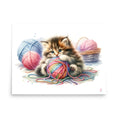 Load image into Gallery viewer, cuadro infantil de gato
