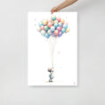 Load image into Gallery viewer, cuadro de niño con globos
