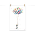 Load image into Gallery viewer, laminas infantiles de niños con globos
