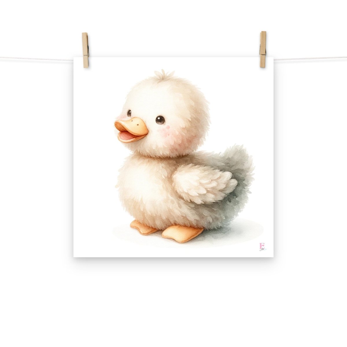 Lamina infantil Patito Peluche