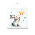 Load image into Gallery viewer, Bunny and Star poster hanger
