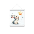 Load image into Gallery viewer, Bunny and Star poster hanger
