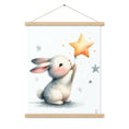 Load image into Gallery viewer, Bunny and Star poster hanger
