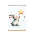 Load image into Gallery viewer, Bunny and Star poster hanger
