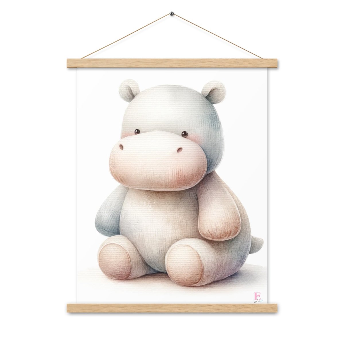 Poster colgador Hipopotamo Peluche