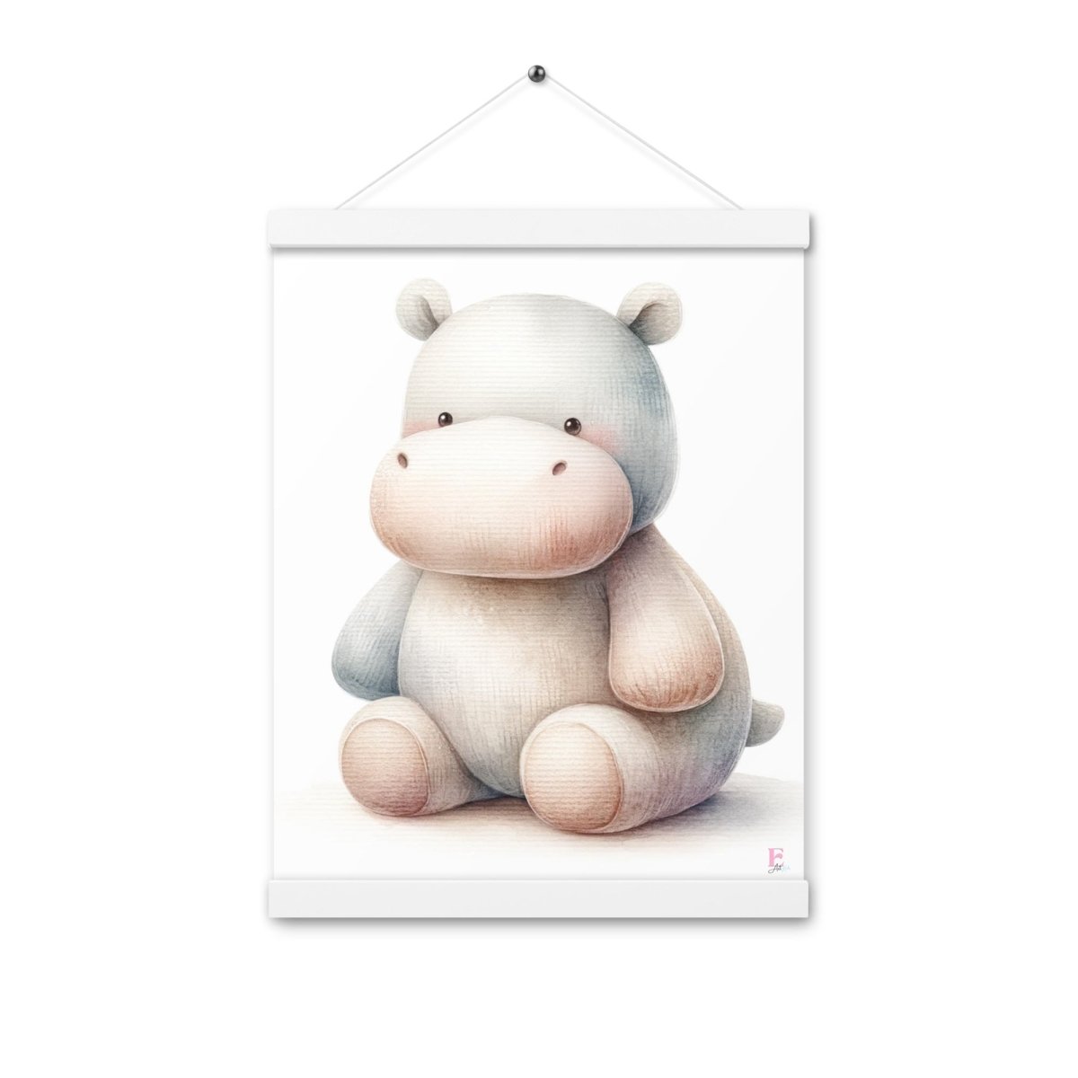 Poster colgador Hipopotamo Peluche